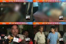 bjp leader shot in kanpur