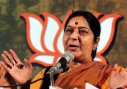 bjp would carve out telangana state if voted to power swaraj