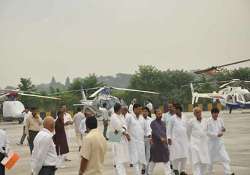 bihar leaders begin helicopter campaign