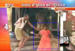 bihar policemen lathicharge women in nalanda 2 suspended