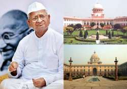 bring lower bureaucracy judiciary under lokpal says team anna