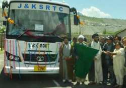 bus service from kargil to jammu started by j k govt