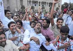 celebrations break out in telangana.