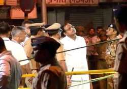 chidambaram visits blast sites