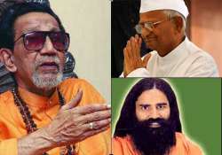 corporates behind anna ramdev campaigns says bal thackeray