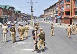 curfew in sopore separatist shutdown in srinagar