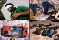 delhi youth nearly blinded in cell phone blast