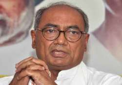 digvijay singh s effigies burnt to oppose his visit to ap