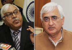 ec censures law minister khurshid for violating model code of conduct