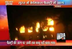 fire guts chemical factory near surat