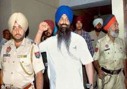 former militant fighting for beant singh s assassinators refuses to call off hunger strike