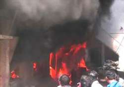 four factories gutted in major fire in kanpur