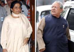 fulfill promise of sending mulayam to jail bjp to mayawati