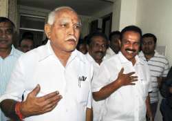 gowda gets a breather as yeddy breathes down gadkari s neck