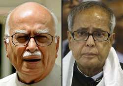 gujarat lokayukta advani meets pranab