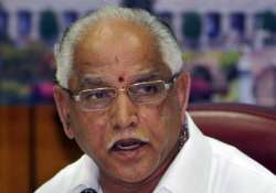 yeddyurappa walks free after 25 day jail stay