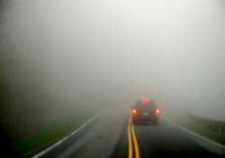 how to drive safely in dense fog