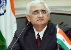 india will overcome turbulence in foreign policy khurshid