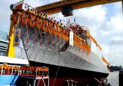 make in india india exports its first warship cgs barracuda to mauritius