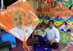 modi obama kites a hit in gujarat this makar sankranti