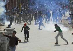 srinagar stone pelting returns after masarat alam arrest