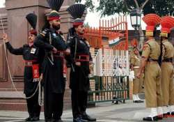 bullet proof screens installed at attari wagah border govt