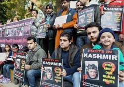 kashmiri pandits demand composite township amid separatist s protests