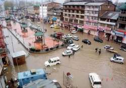 floods declared in j k 8 people killed in house collapse 16 feared trapped