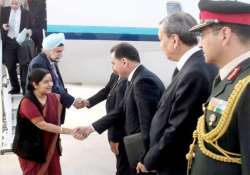 sushma in turkmenistan co chairs joint commission meeting