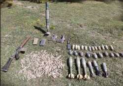 cache of explosives recovered in j k