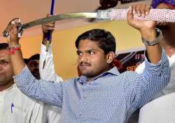 patel quota row gujarat govt denies nod to dandi march hardik defiant