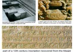 remnants of temple found beneath babri mosque muslim archaeologist