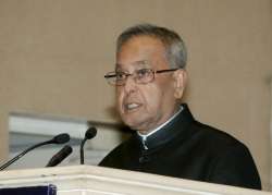 sanitation is first challenge for urban india president mukherjee