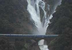 at a glance the beautiful dudhsagar falls of goa