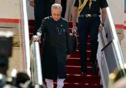 president pranab mukherjee arrives on a milestone visit to israel