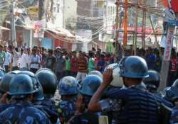 problems facing nepal cannot be solved by force india to nepal