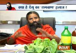 dengue crisis four herbal cures suggested by baba ramdev