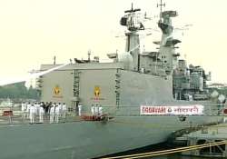 ins godavari first indigenously designed warship decommissioned in mumbai