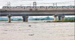 water level in yamuna starts receding