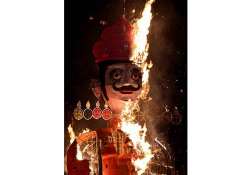 in pics evil goes up in smoke as country celebrates dussehra