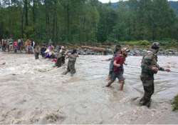 hostility meets ndrf initially in flood hit kashmir