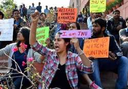 students refuse to appear before jnu panel teachers demand more members