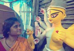 kolkata installs india s first transgender durga idol