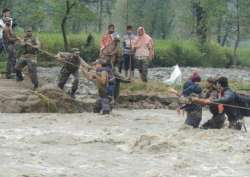 over 20 000 evacuated in flood hit jammu and kashmir