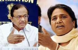 mayawati slams chidambaram s remark about lapses