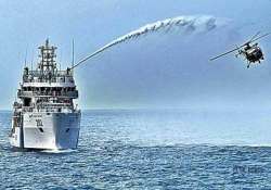 indian navy deploys helicopter to help drifting vessel