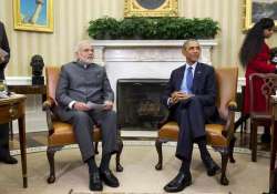 kashmir never popped up in modi obama talks says officials