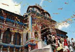 doors of badrinath shrine thrown open for pilgrims