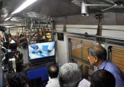 western railway installs cctv cameras suburban train coach