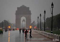 overcast conditions in delhi rain likely tomorrow